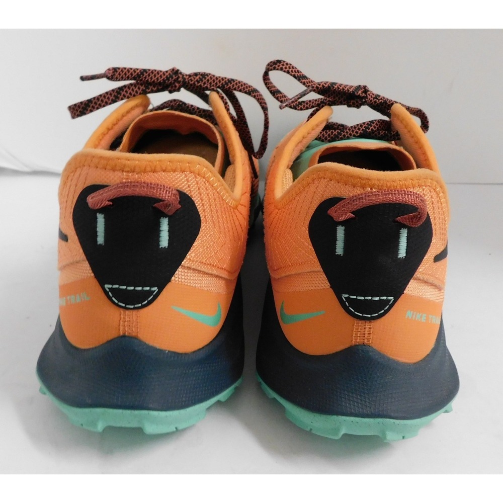 NIKE Air Zoom Terra Kiger 8 Trail Running Shoes Orange Mint Foam Men 13 - Picture 7 of 8